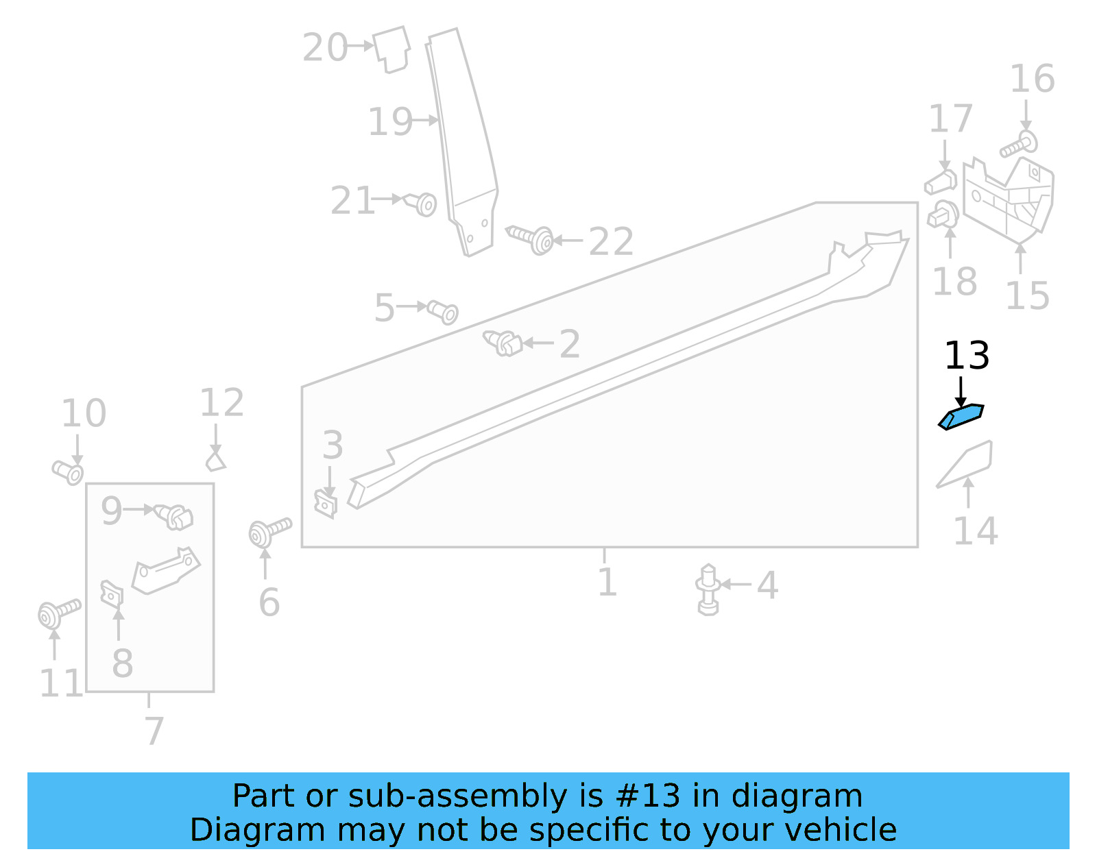 Corner Trim 3G8-853-995-3Q7 - View 4
