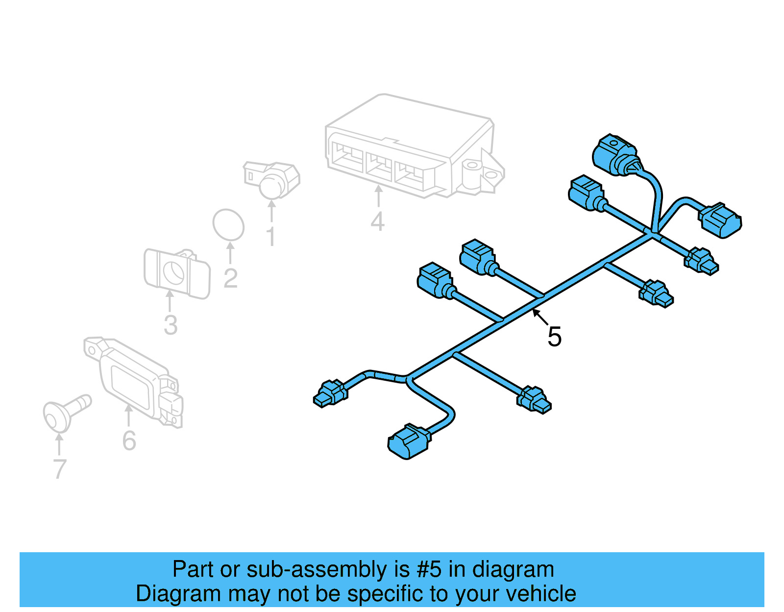 Harness 5C5-971-104-K - View 4