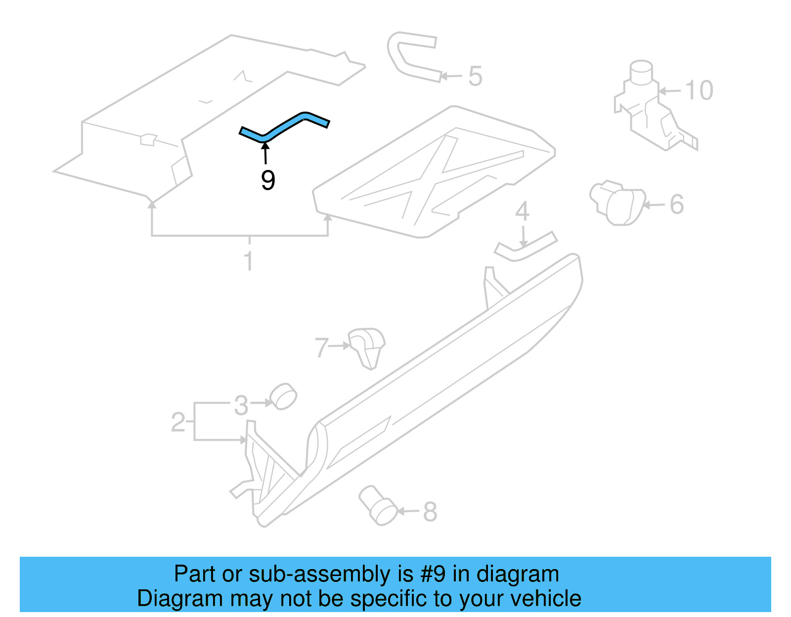 Crank Handle 7L6-875-699 - View 5
