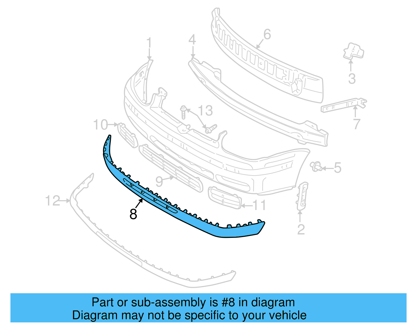 Spoiler 1E0-805-903-B41 - View 4