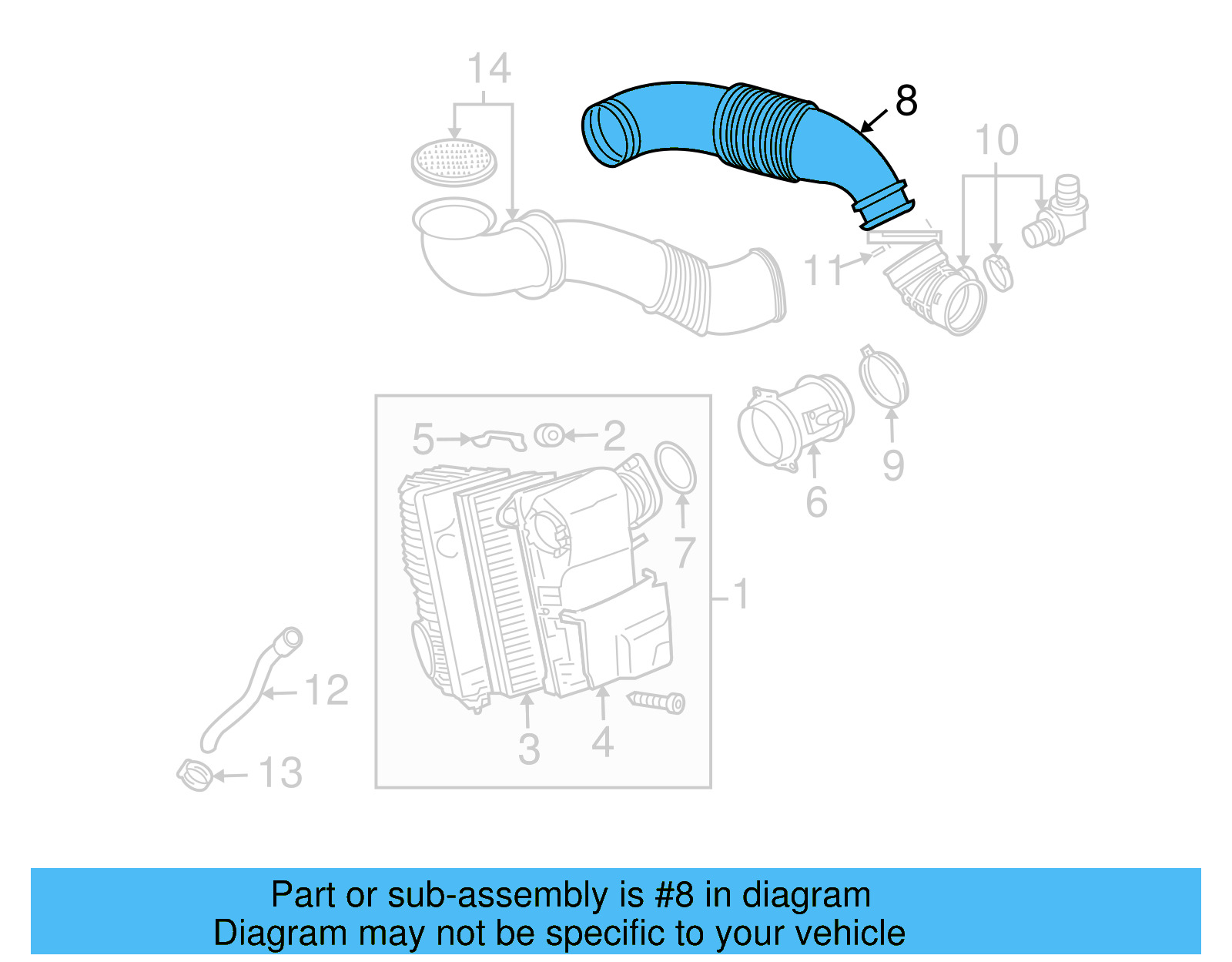 Connector Pipe 7L6-129-627-J - View 2