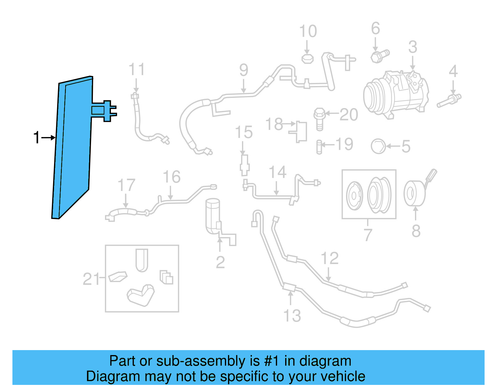 Condenser 7B0-317-019-A - View 13