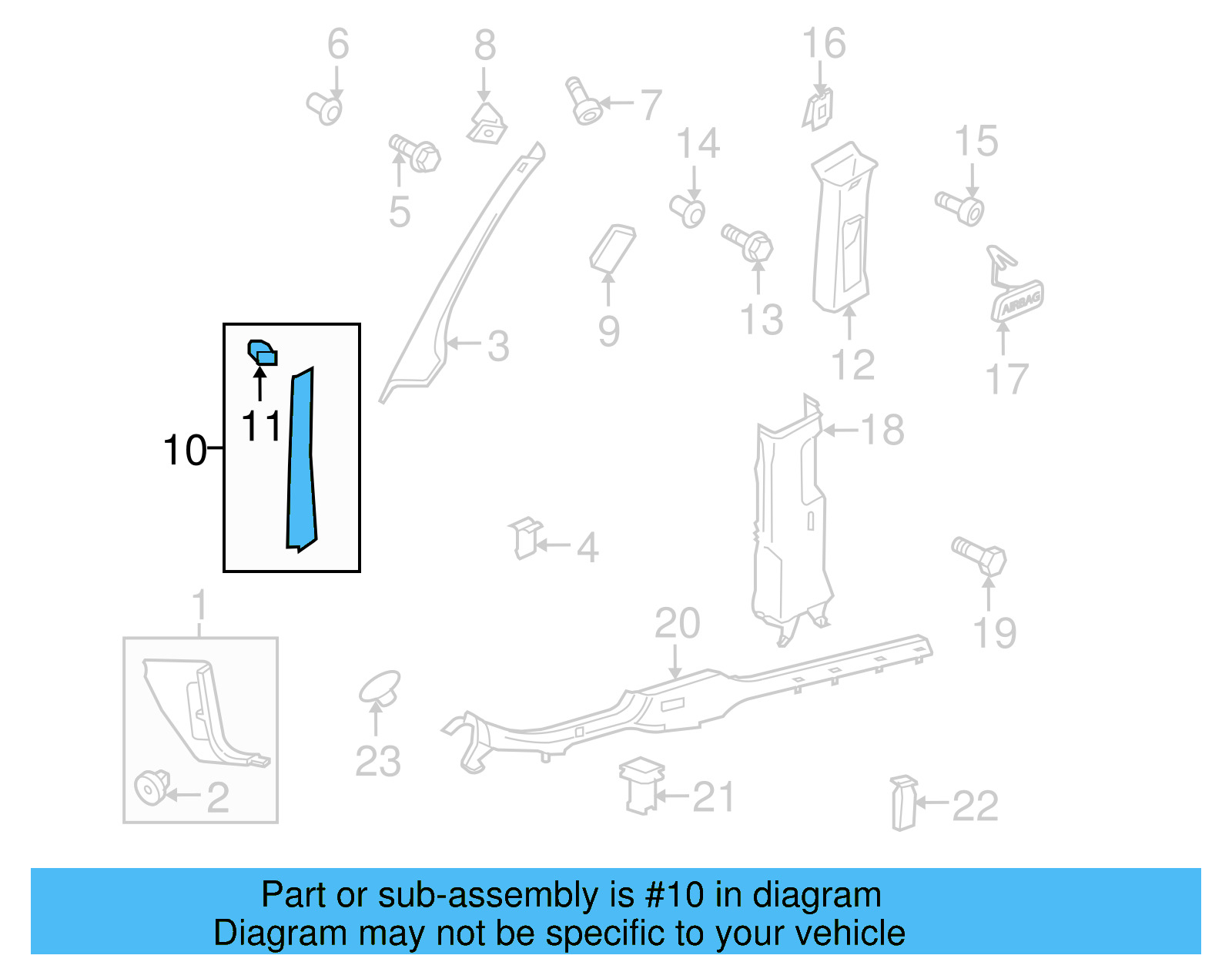 Body A 1K9-867-233-A-5R0 - View 5