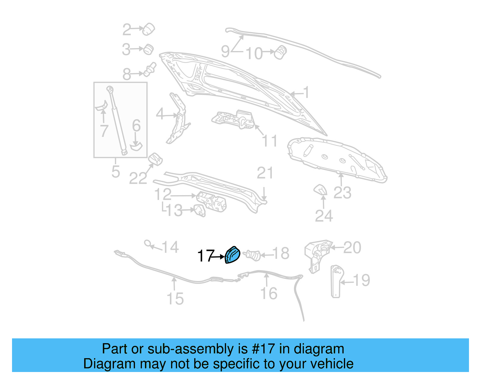 Release Cable Grommet 1K1-823-544 - View 31