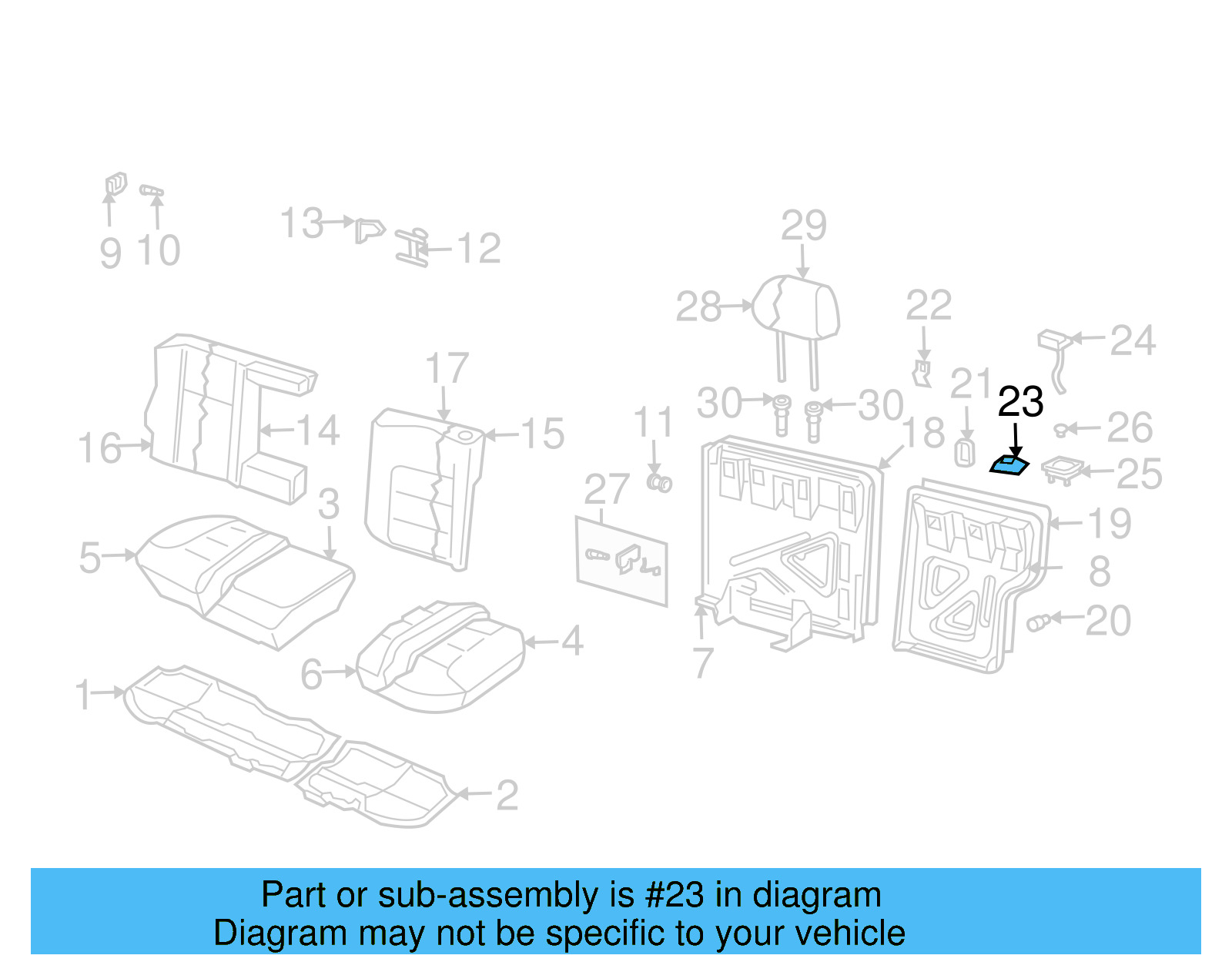 Retainer 3B9-885-557-B41 - View 4