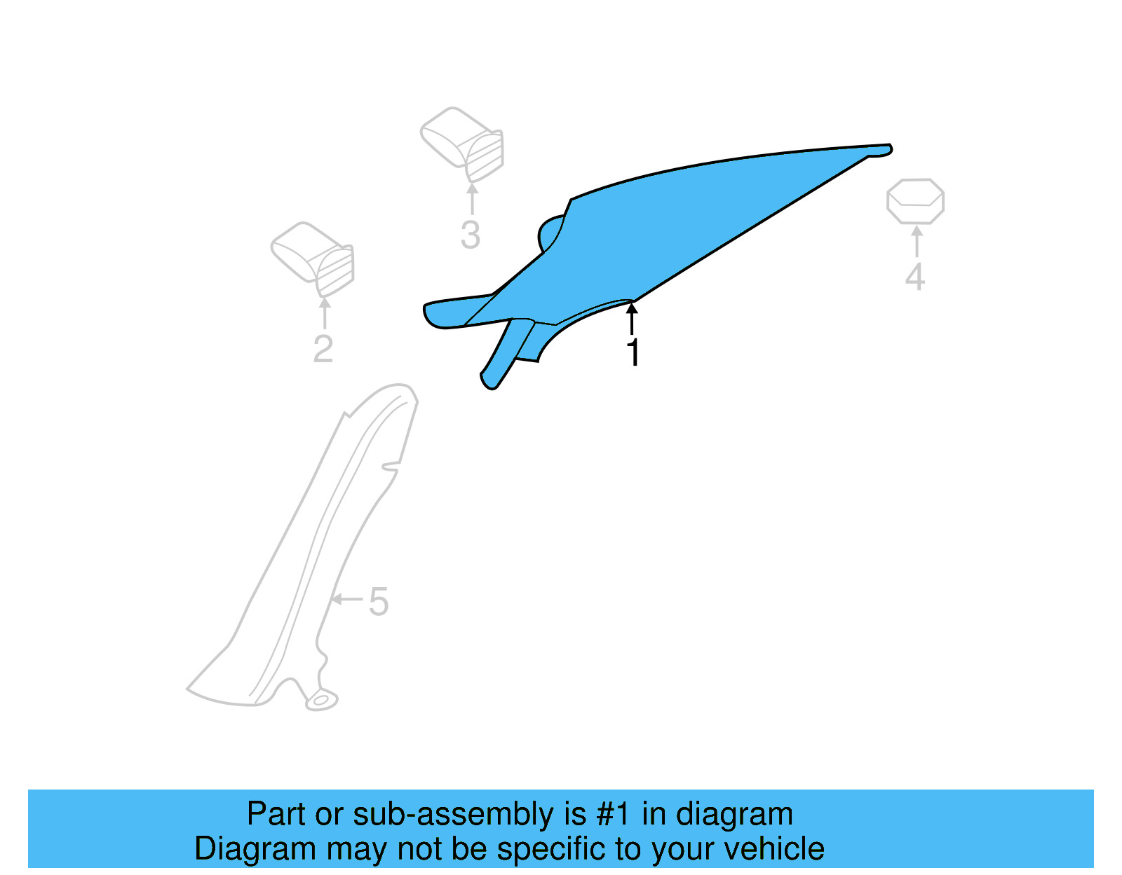 Upper Quarter Trim 5C6-867-287-F-82V