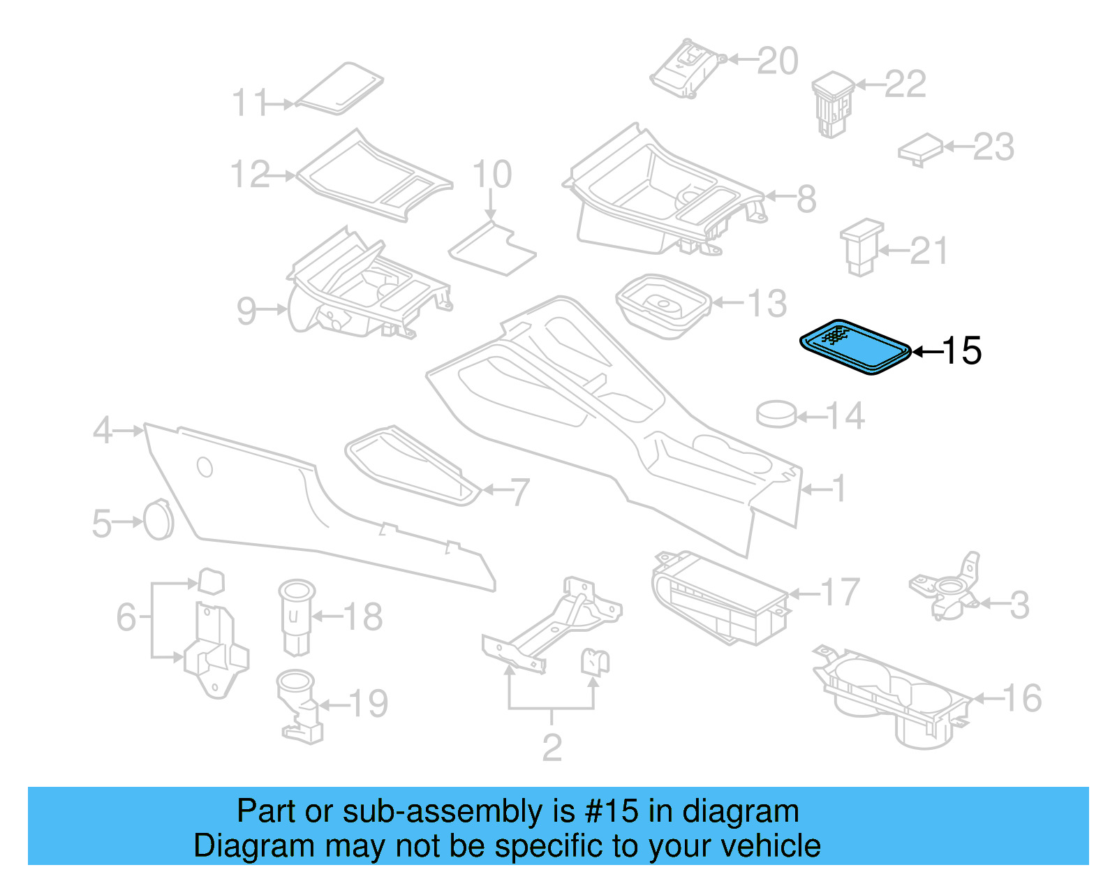 Insert 1K0-863-301-B-9B9 - View 23