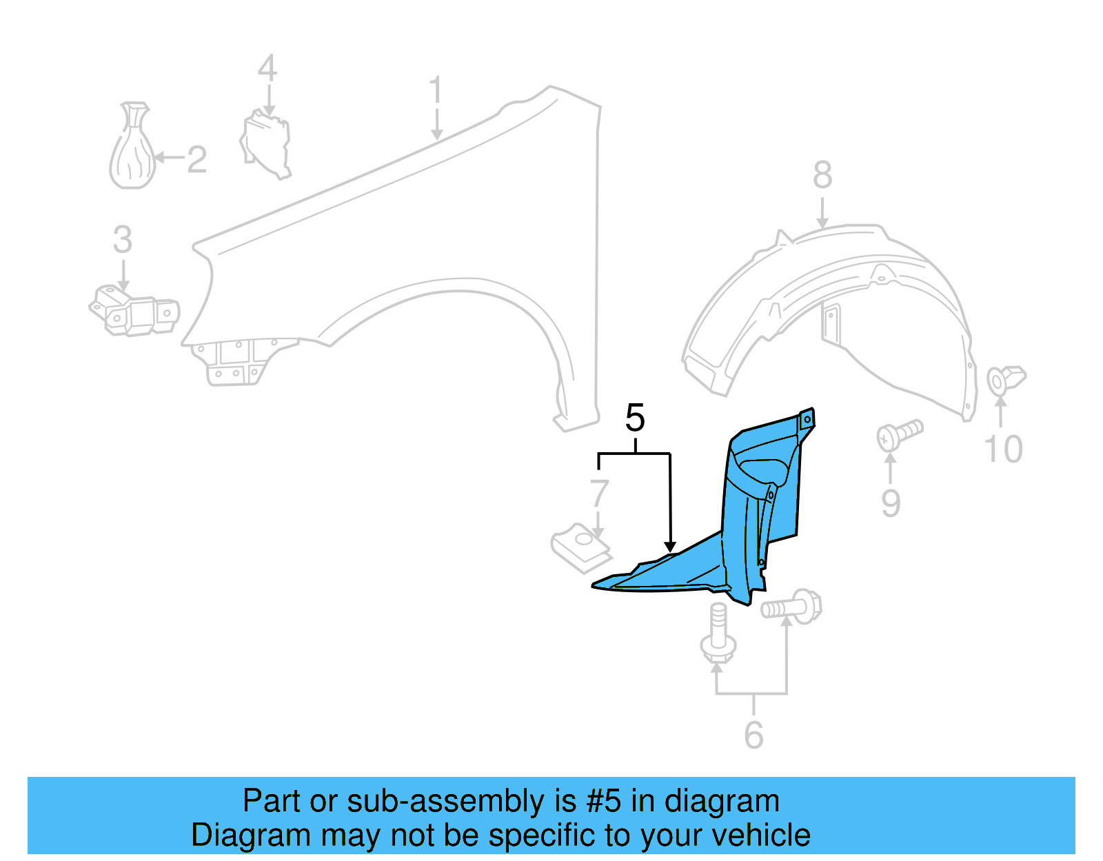 Liner Extension 5K0-805-911-C - View 2
