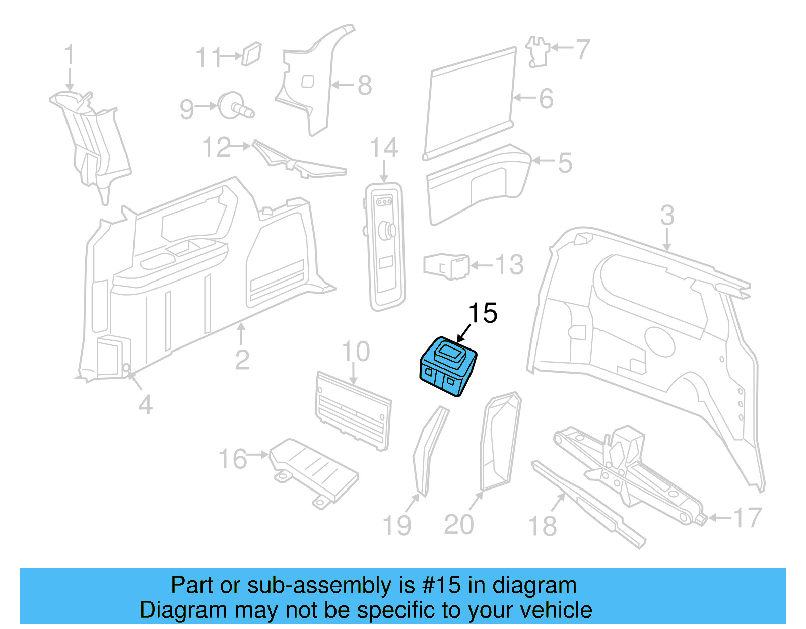 Switch 7B0-959-121-AA