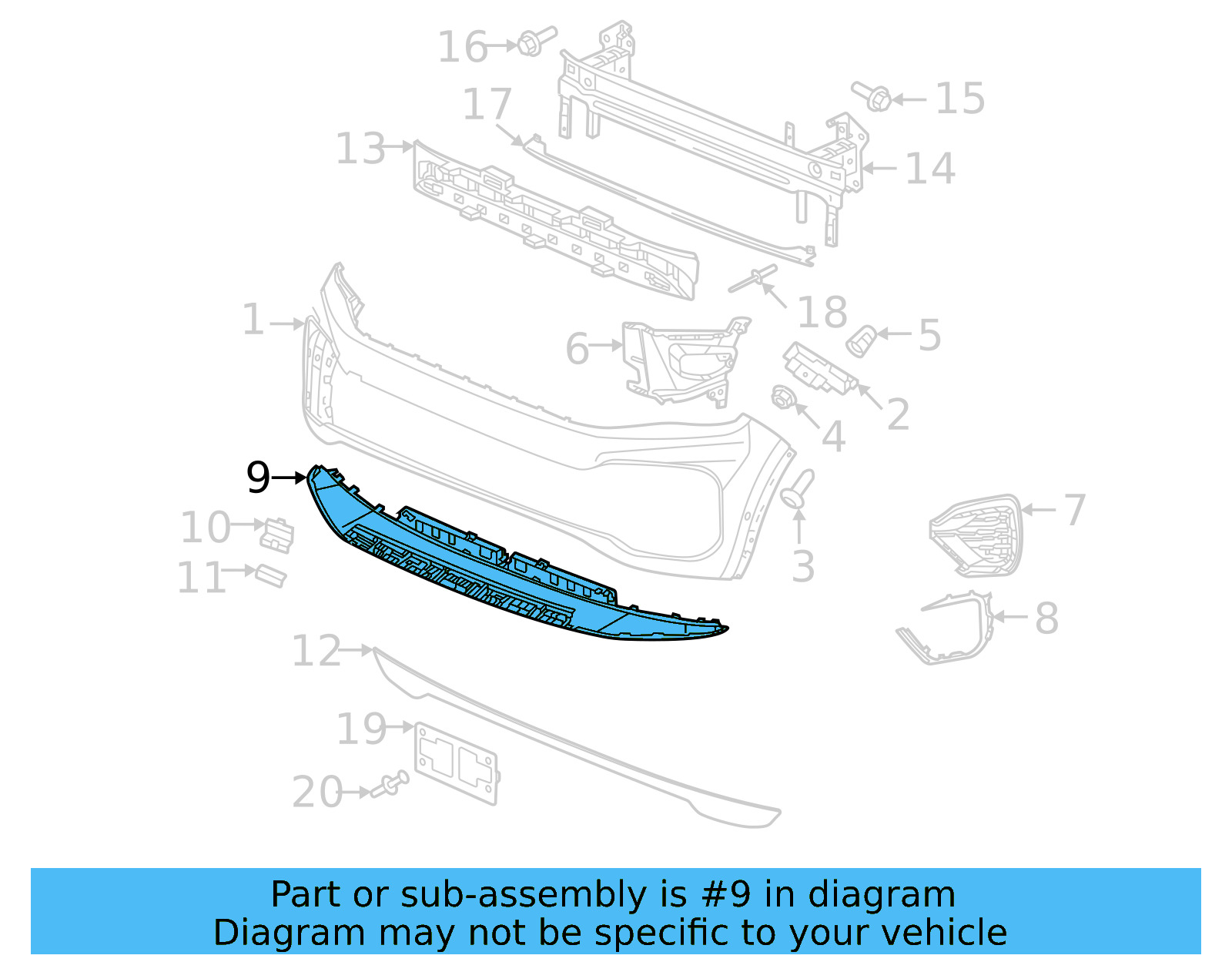 Lower Cover 3CN-805-915-A-9B9