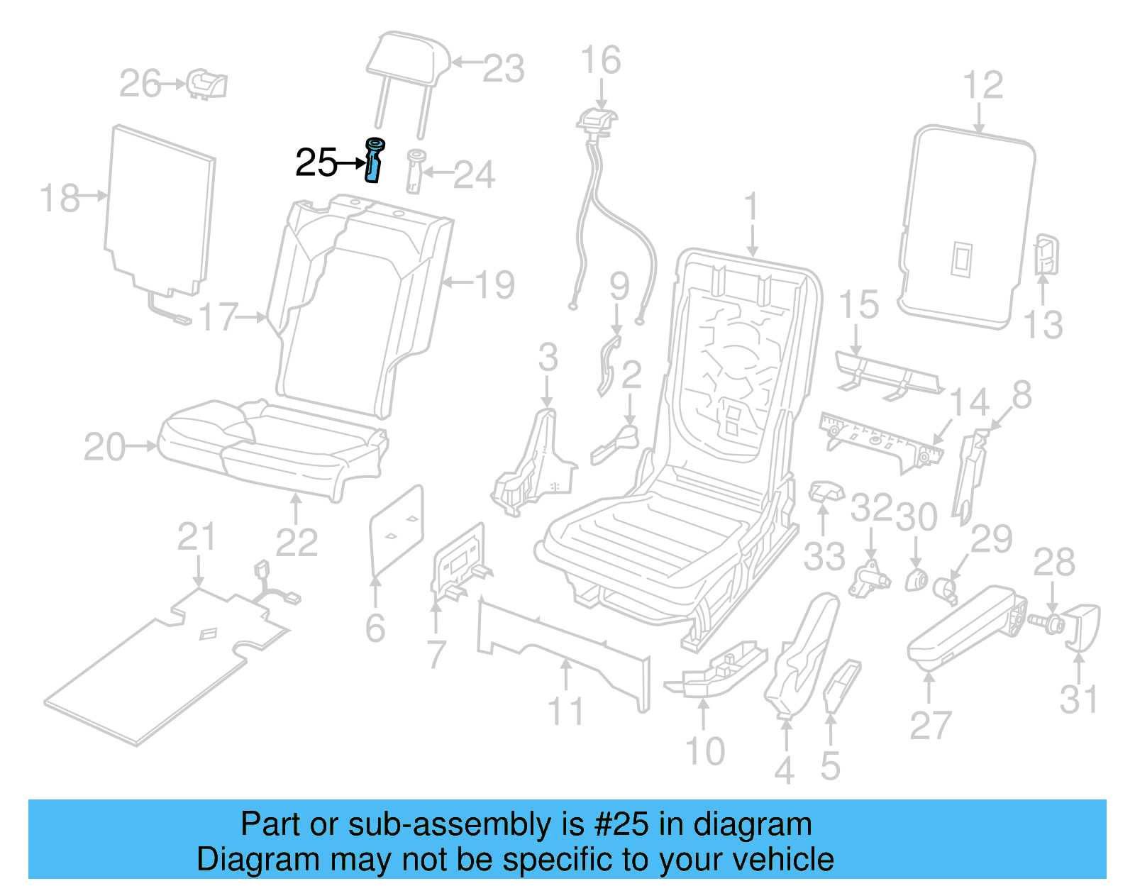 Headrest Guide 5TA-883-920-A-82V - View 33