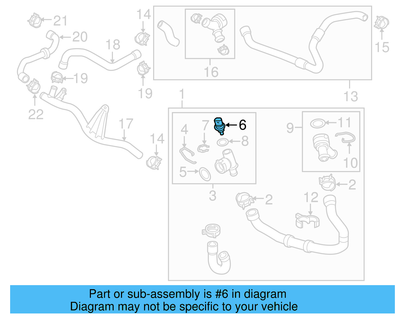 Engine Coolant Temperature Sensor 079-919-525-M - View 4