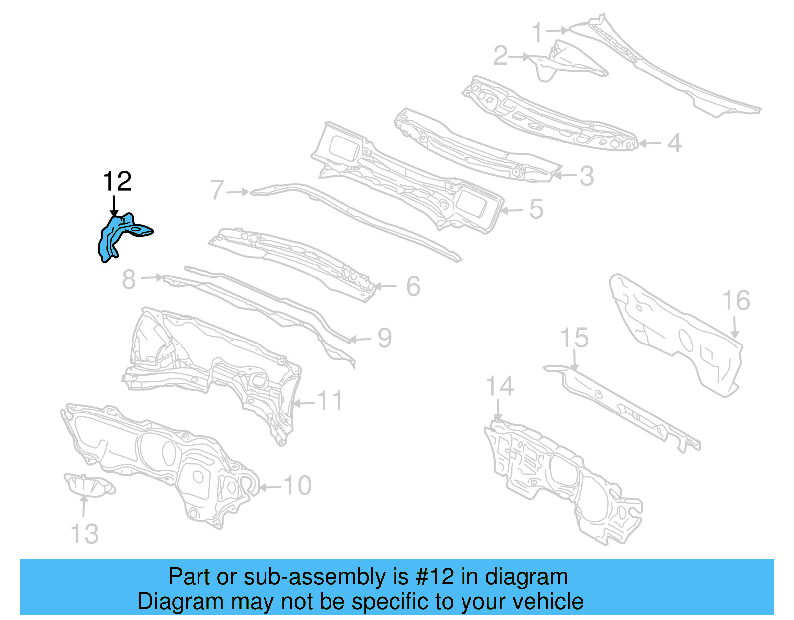 Filler Plate 1K0-803-178 - View 2