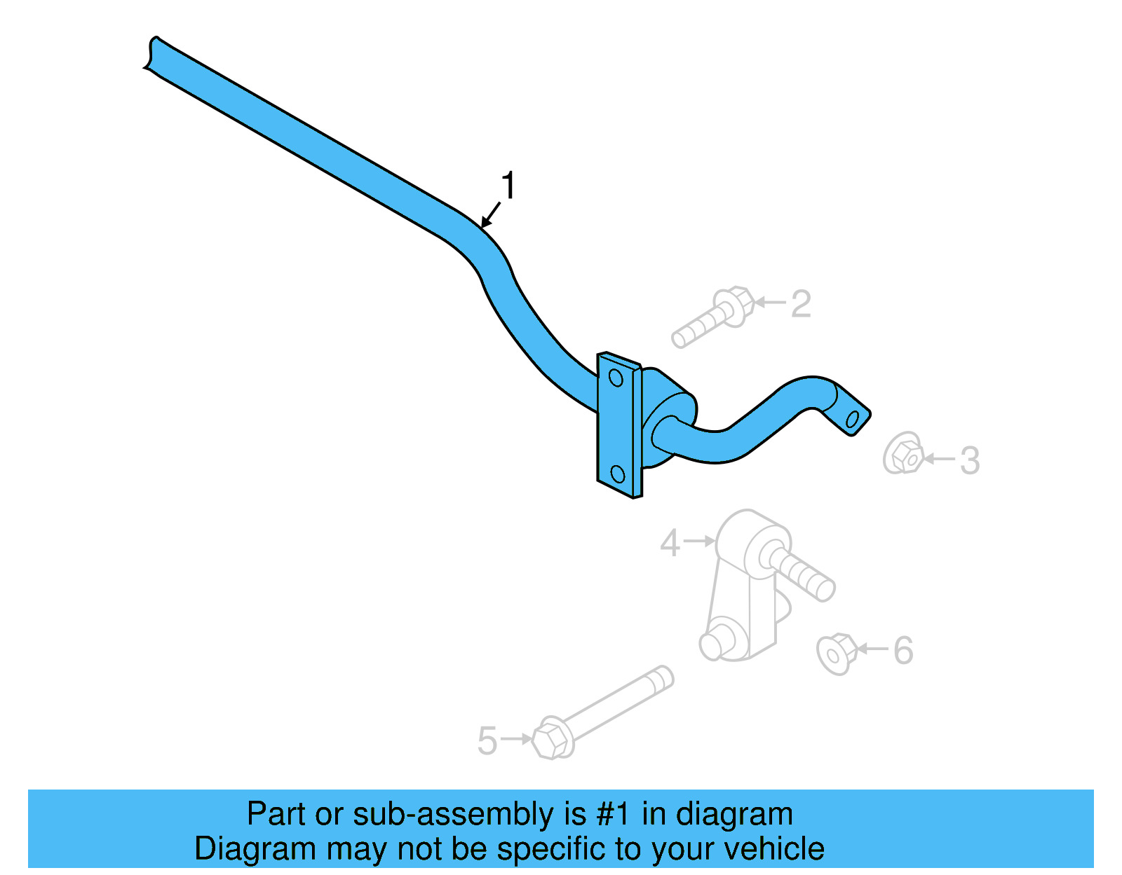 Stabilizer Bar 5QN-511-305-A - View 5