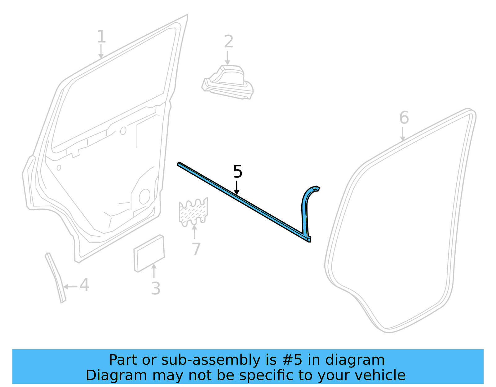 Door Weather 2GJ-839-120-A-5AP - View 4