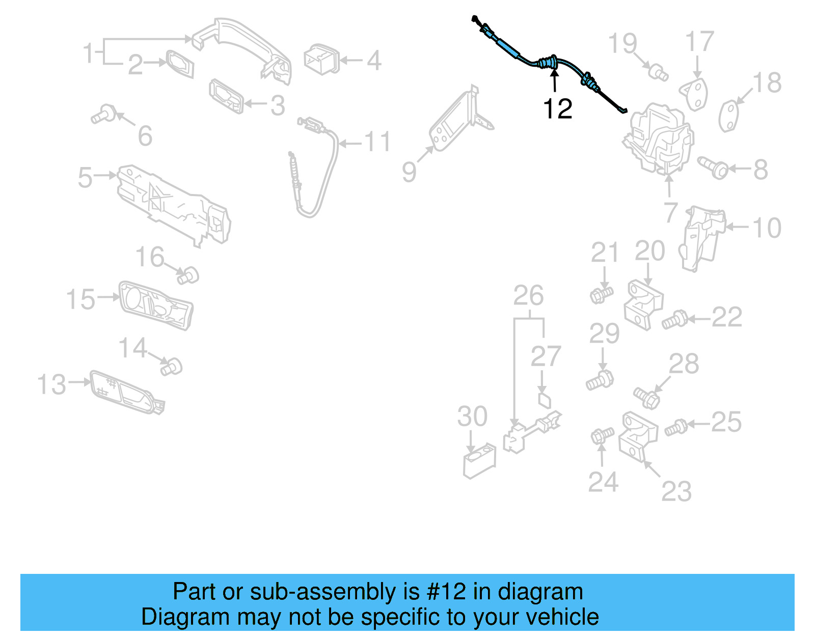 Cable 5N0-839-085-B - View 2