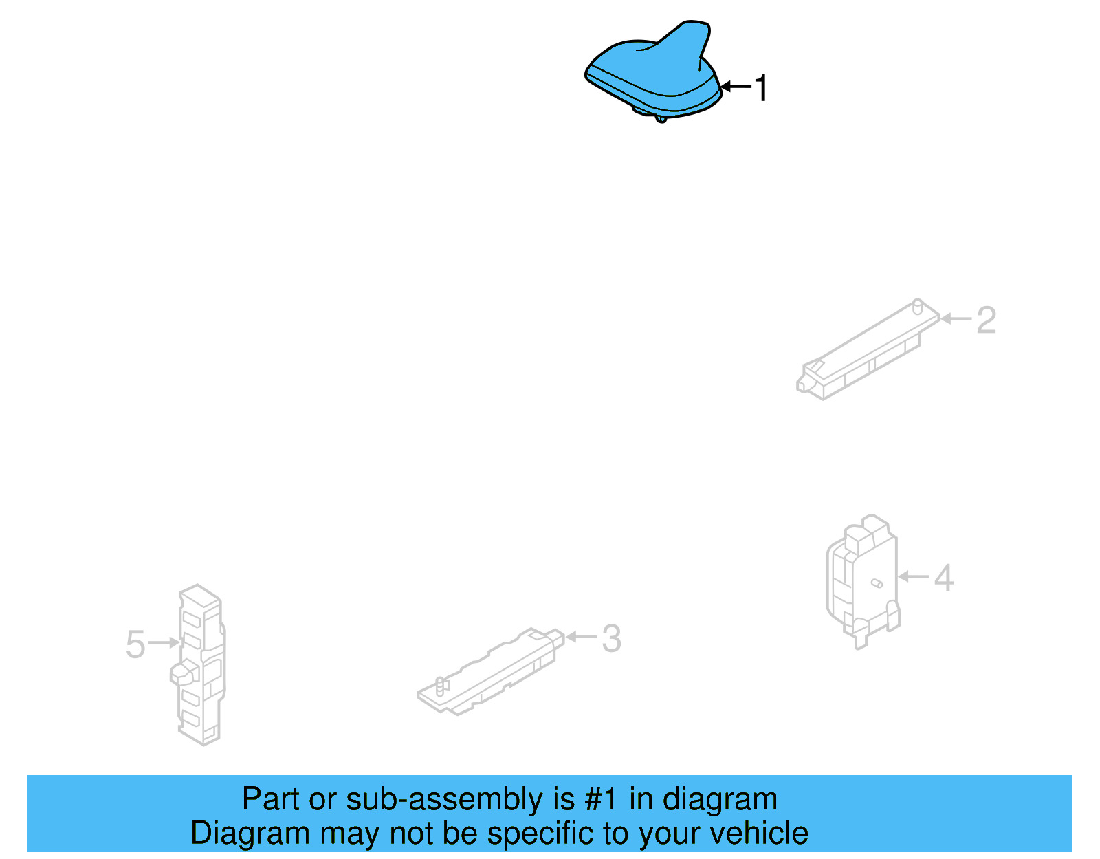 Antenna 5Q0-035-507-Q-5FQ - View 5