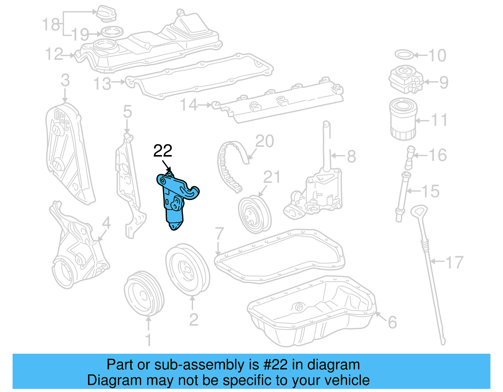 Tensioner 050-109-479-A - View 4