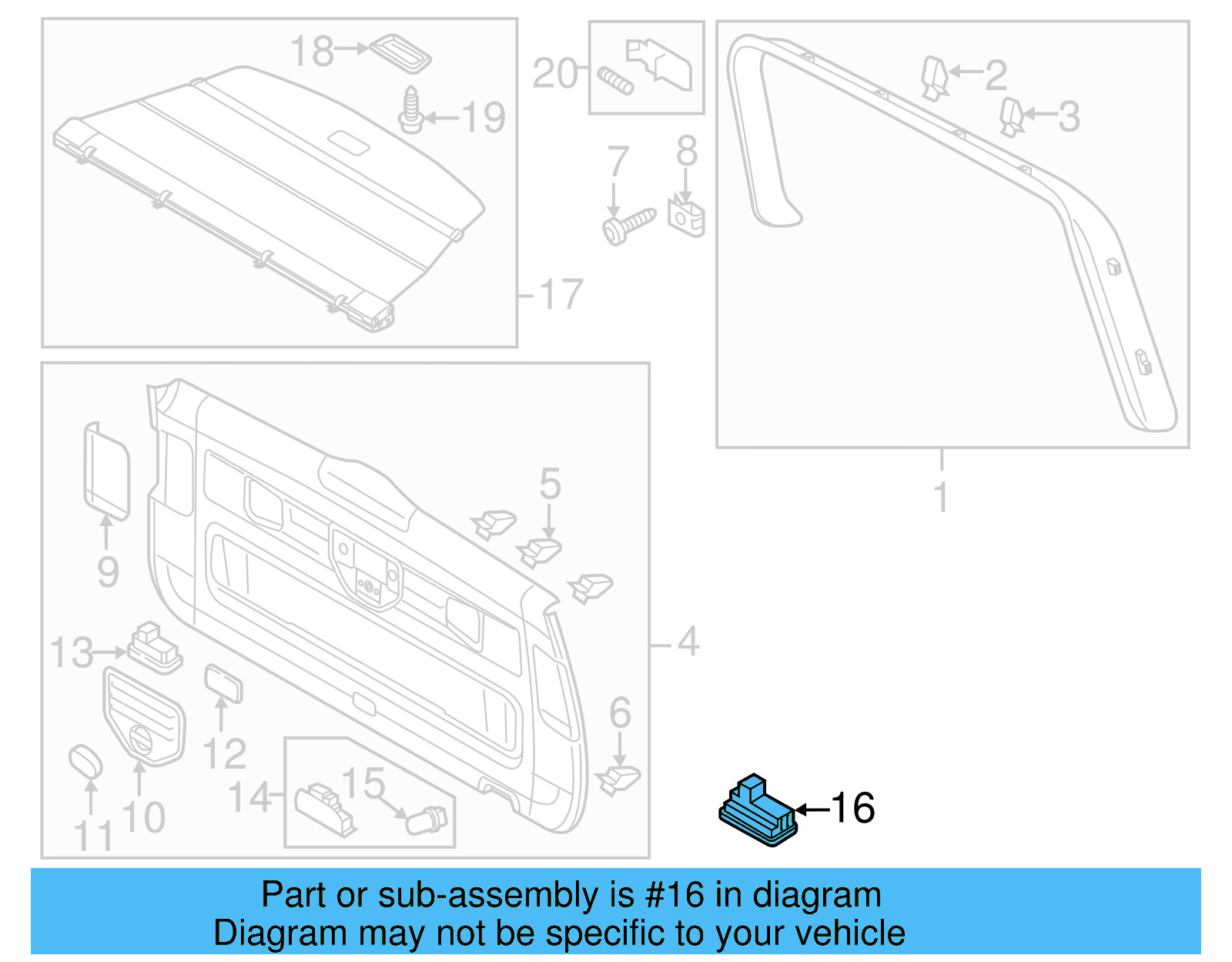 Release Switch 7L6-959-520-C-20H - View 11