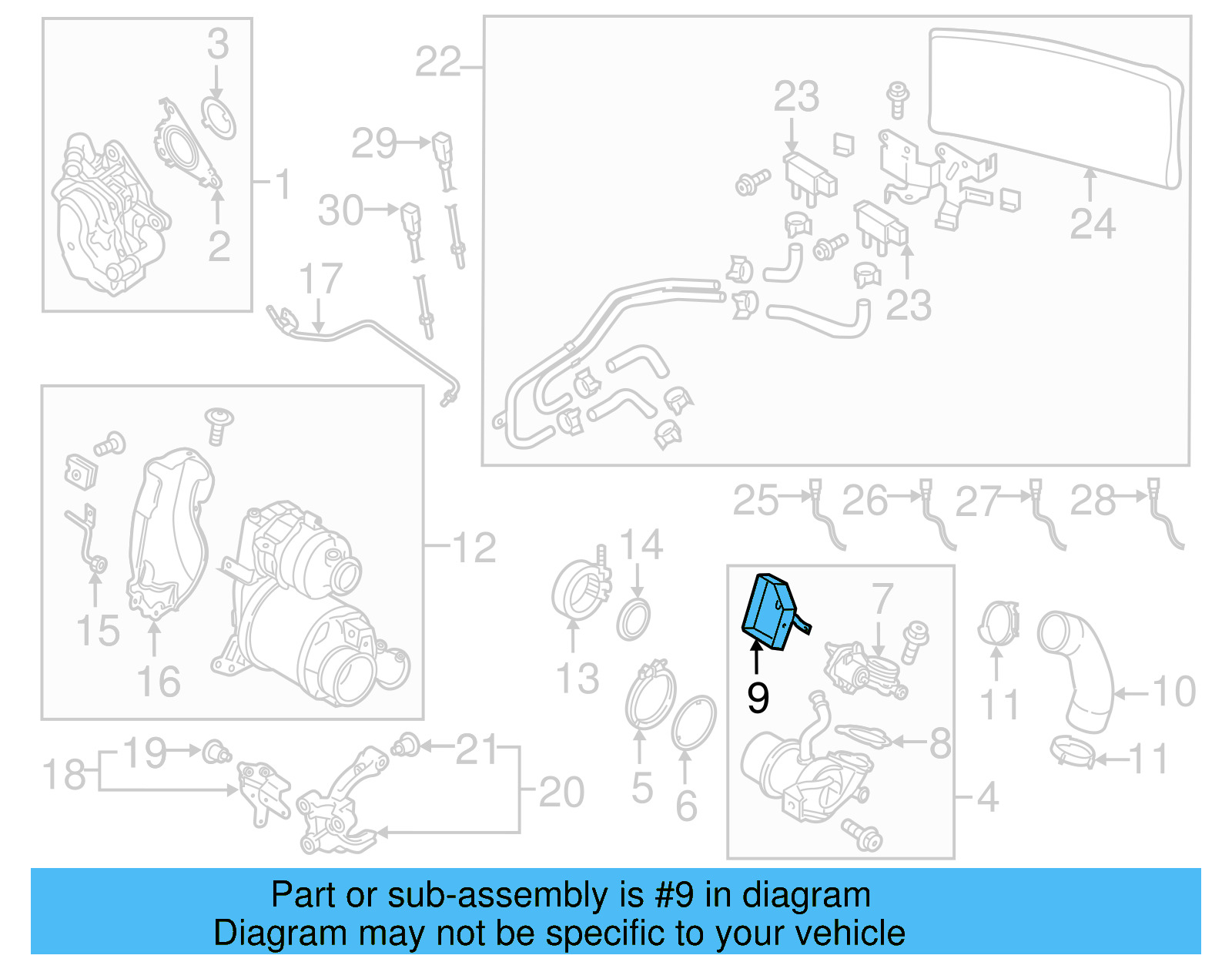 Heat Shield 04L-971-461-AP - View 4