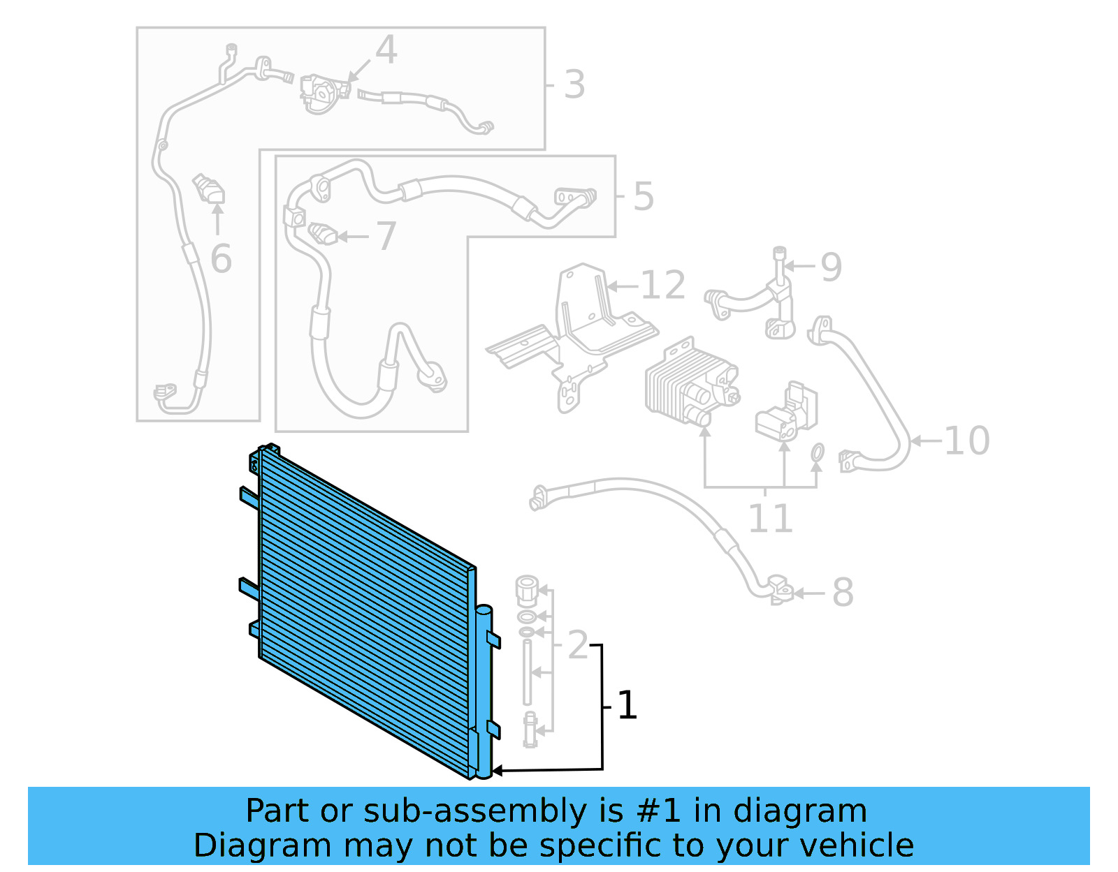 Condenser 1EA-816-411-A - View 4