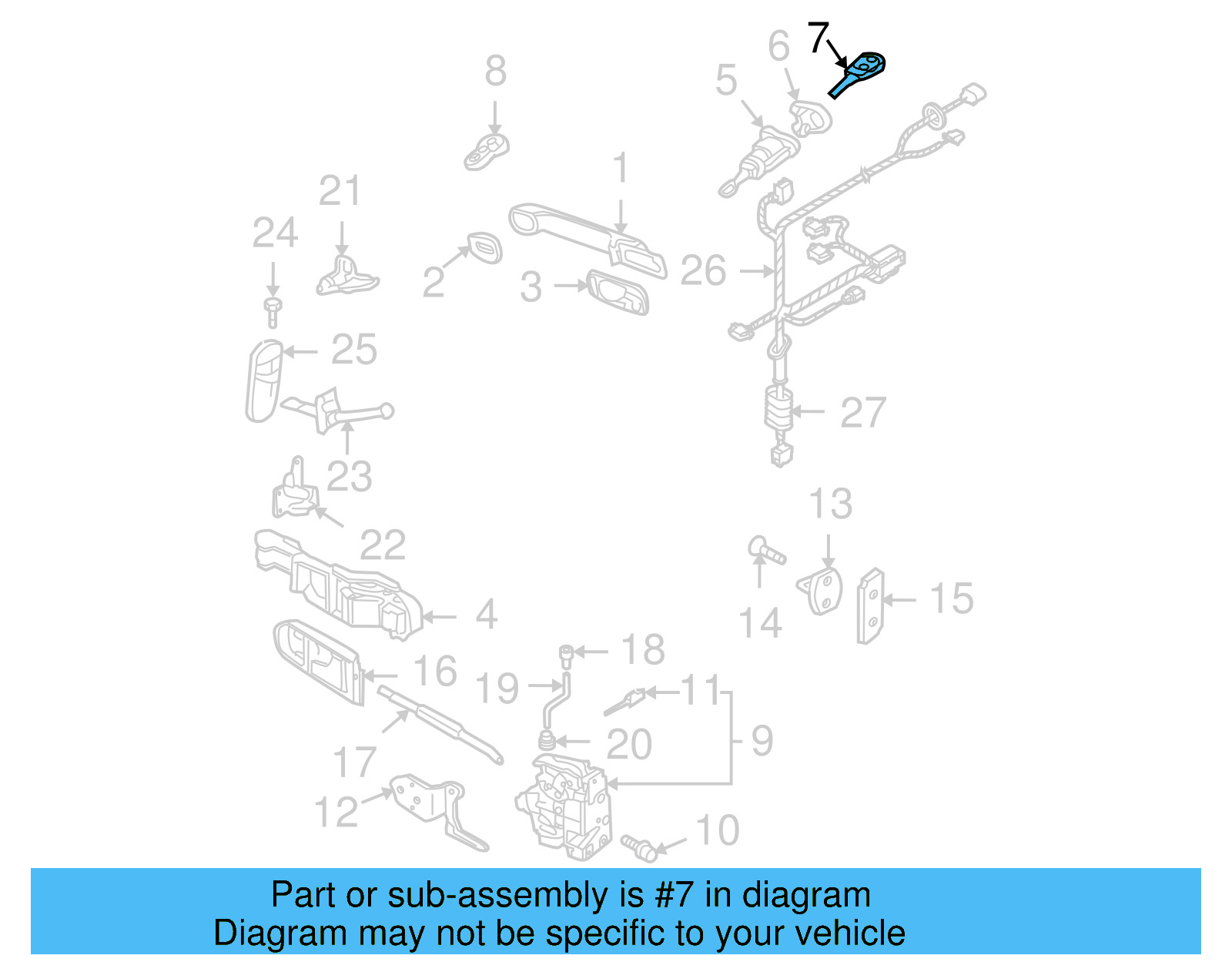 Vehicle Key 3B0-837-219-BB-INB - View 4