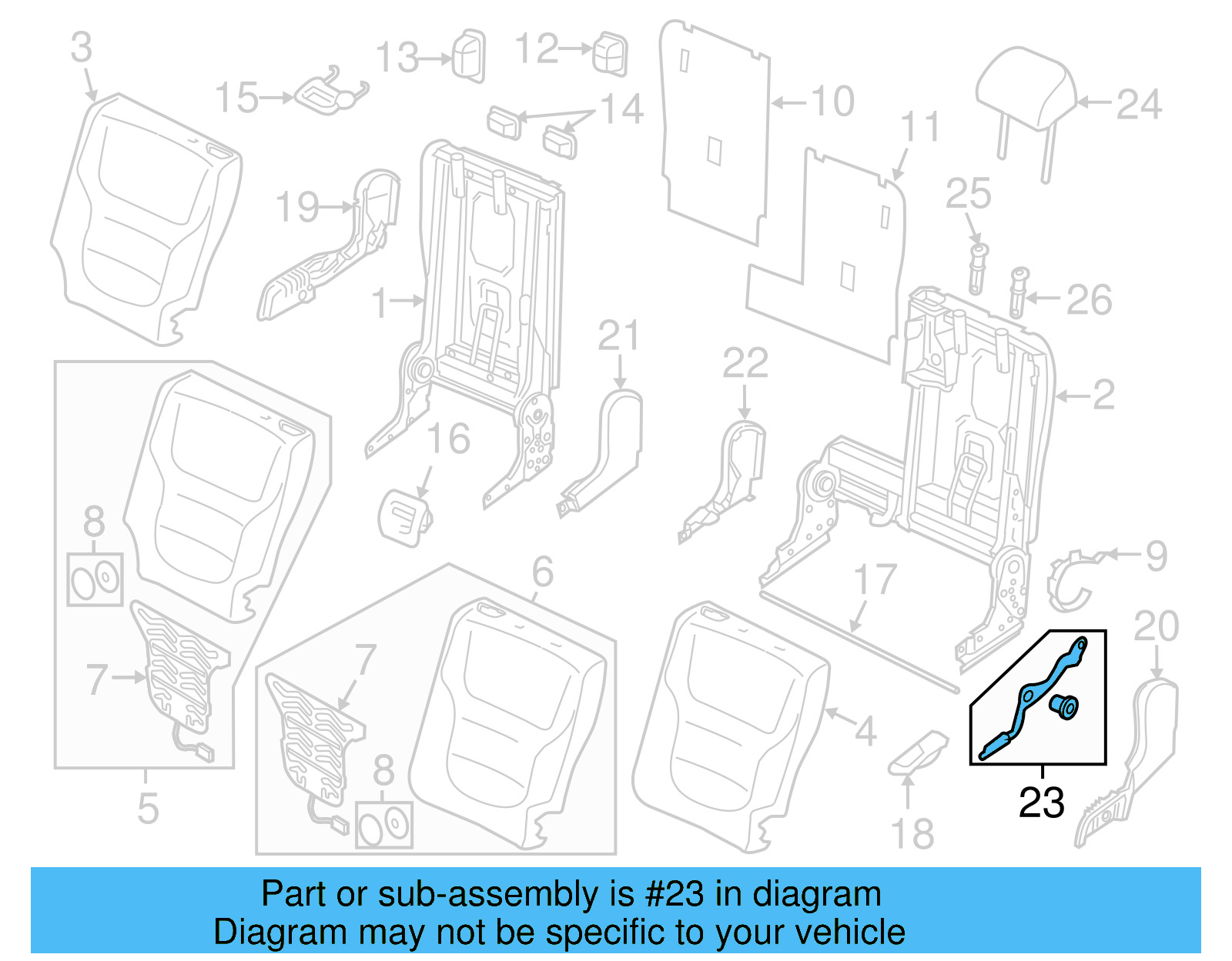 Repair Bracket 7P0-898-022-A - View 5