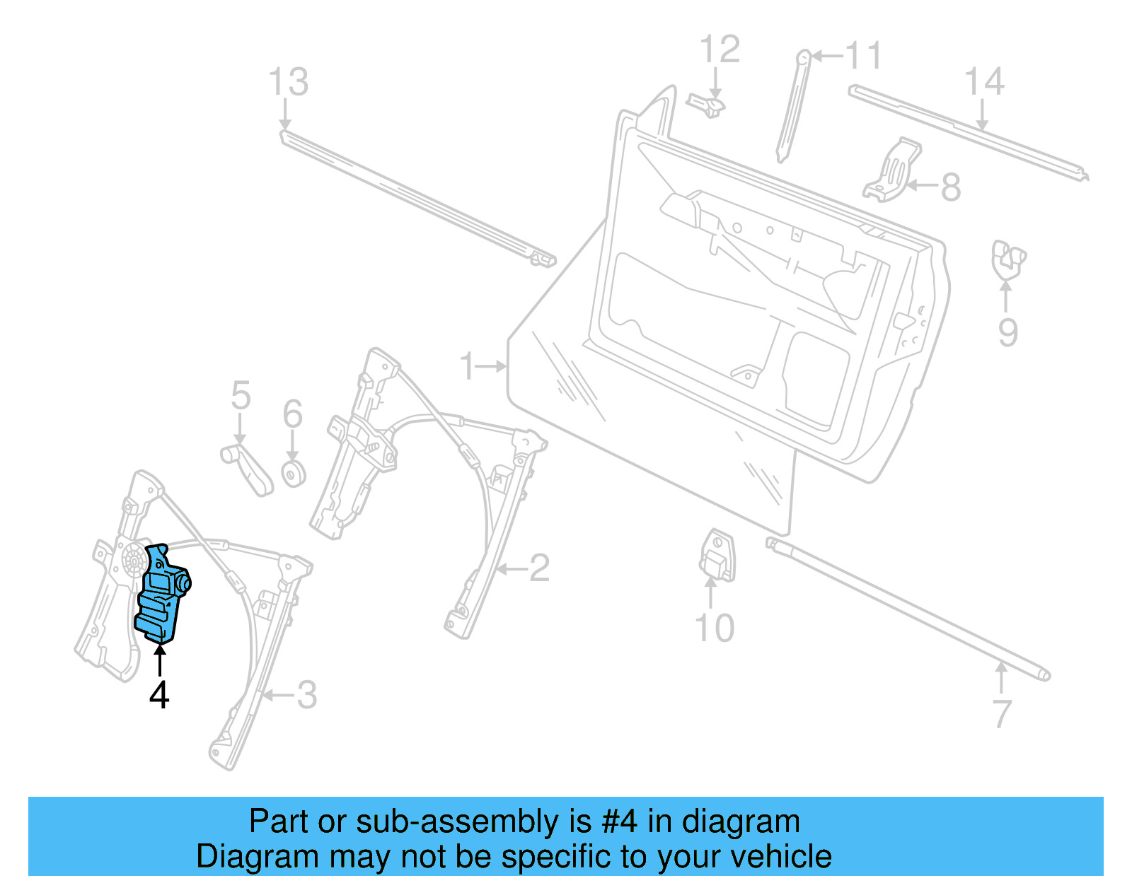 Window Motor 1E0-959-802-A - View 4