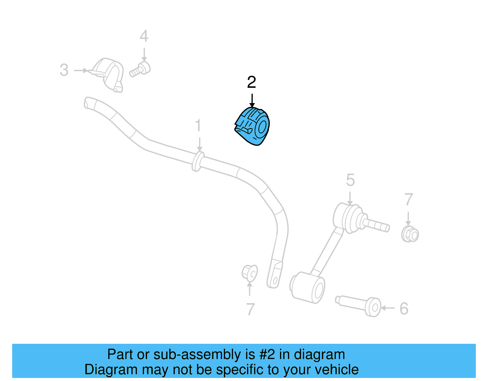 Stabilizer Bar Bushing 1K0-511-327-AS - View 25