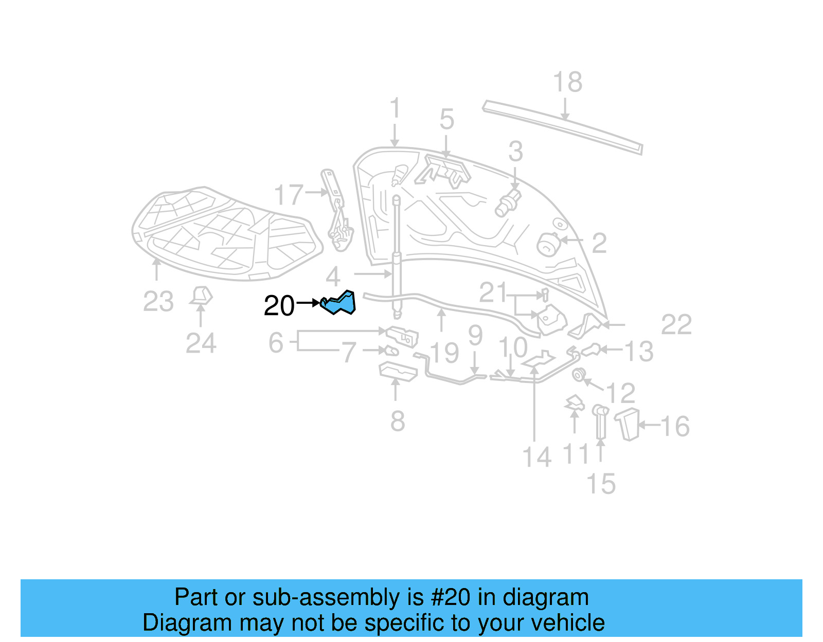 Side Seal 3C0-823-730-A - View 2