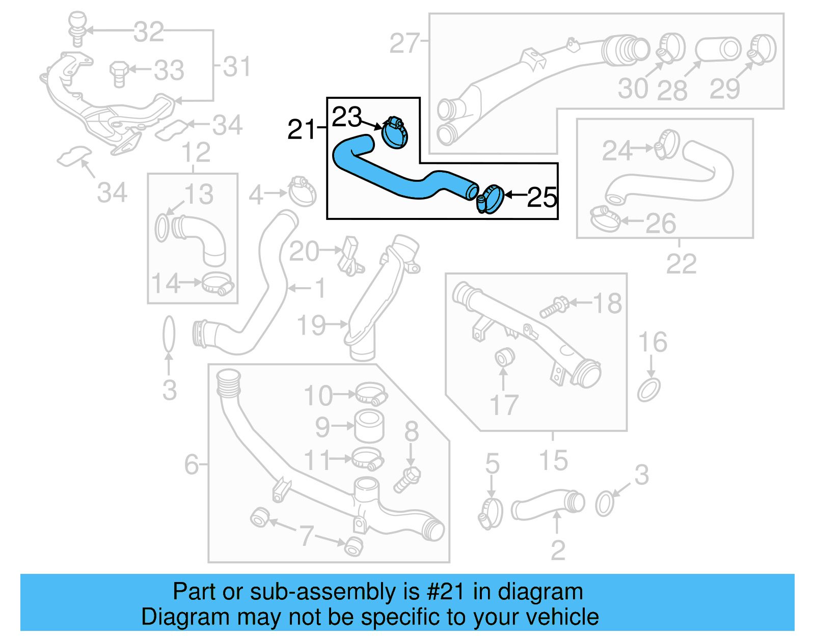 Pressure Hose 7P6-145-737-B - View 2