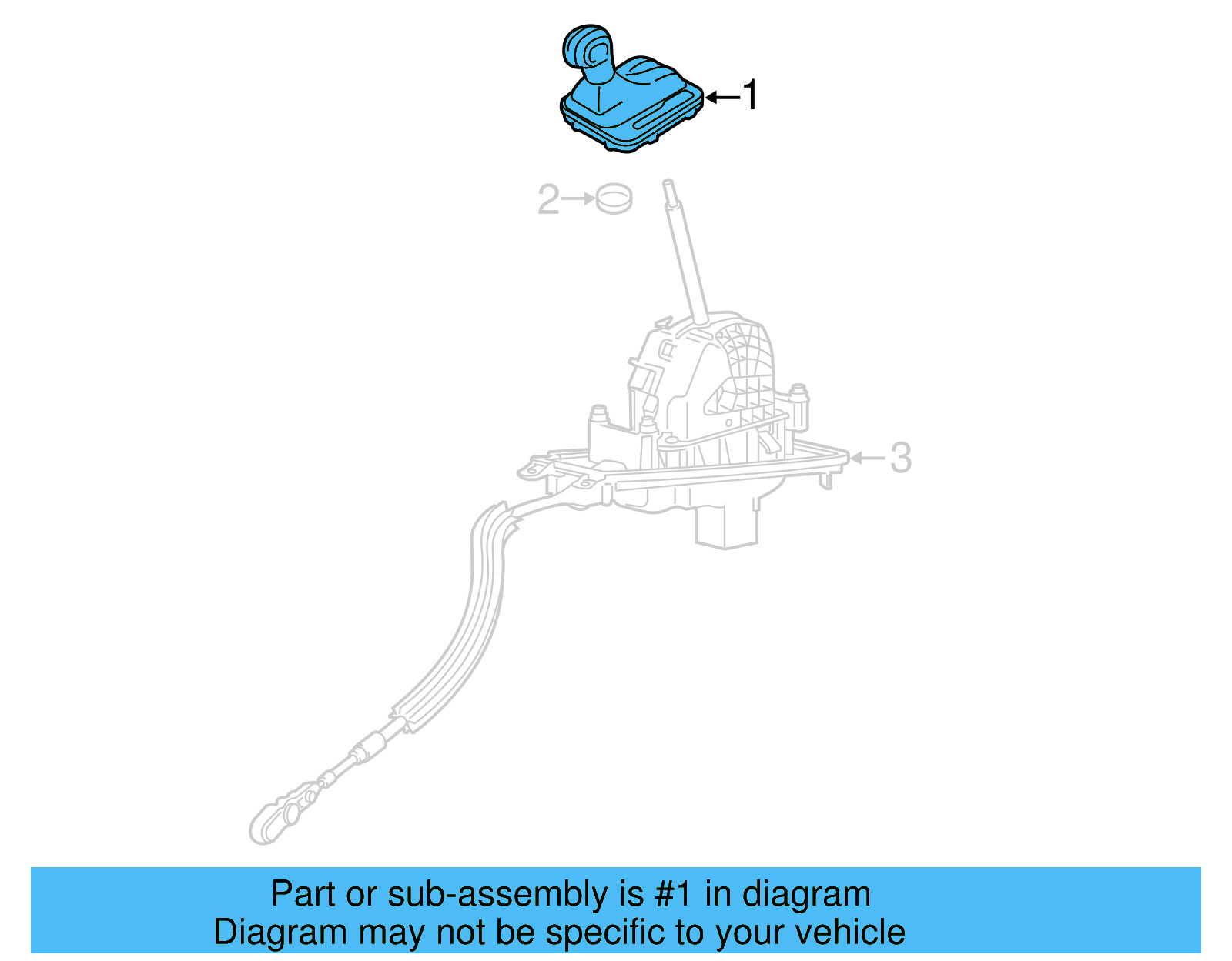 Shift Knob 7P1-713-203-G-DIC - View 9