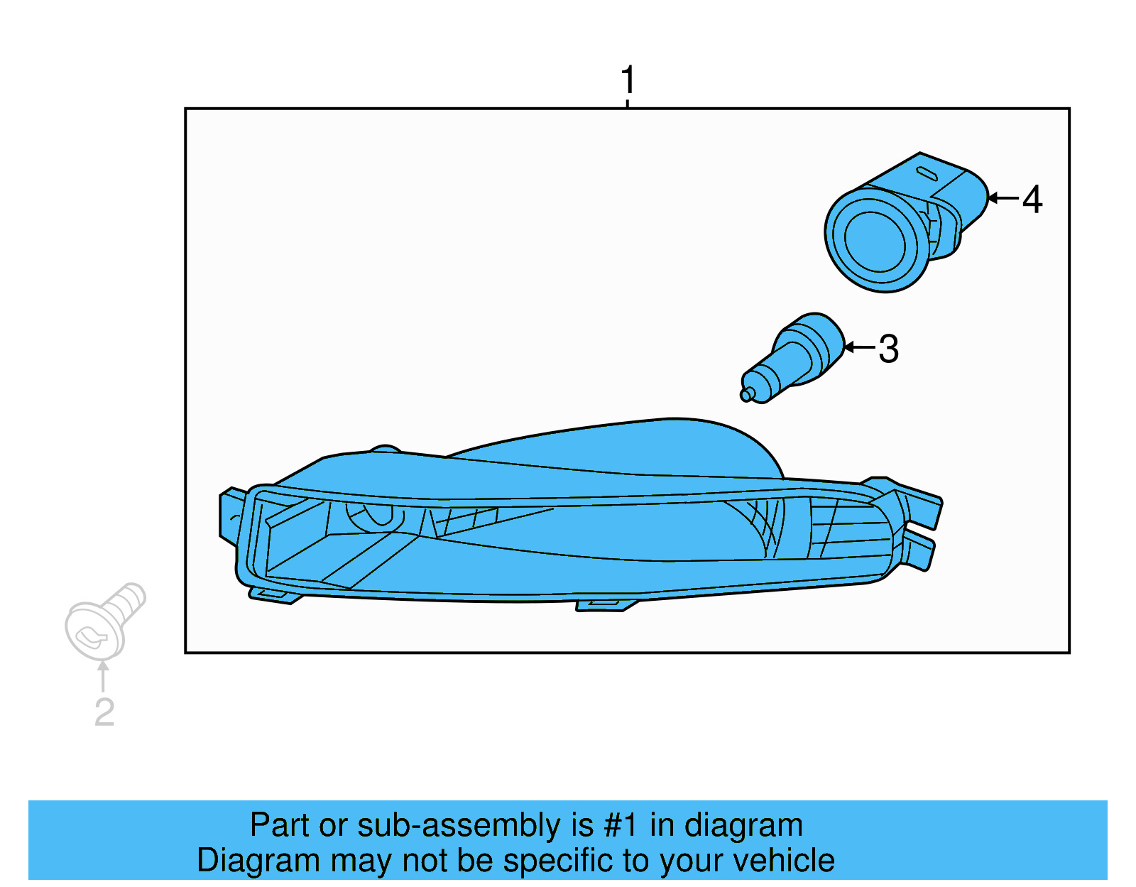 Signal Lamp Assembly 5C5-953-041-C - View 4