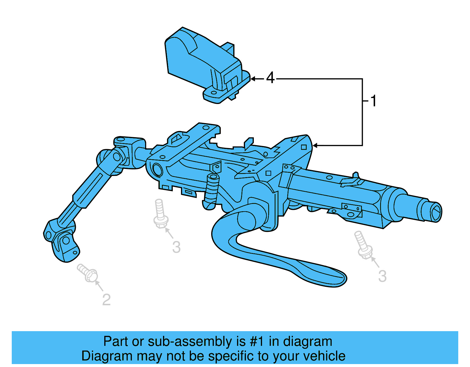 Steering Column 5QN-419-763 - View 5
