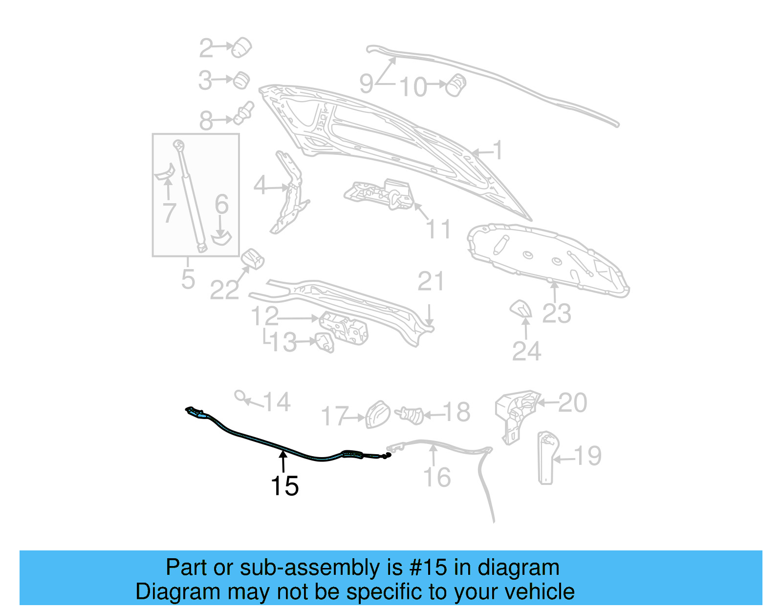 Release Cable 1K1-823-531-B - View 12