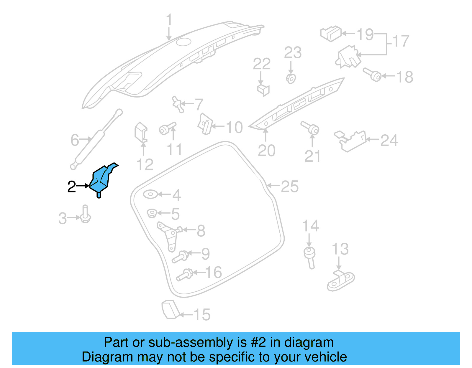 Hinge 5N0-827-301 - View 4