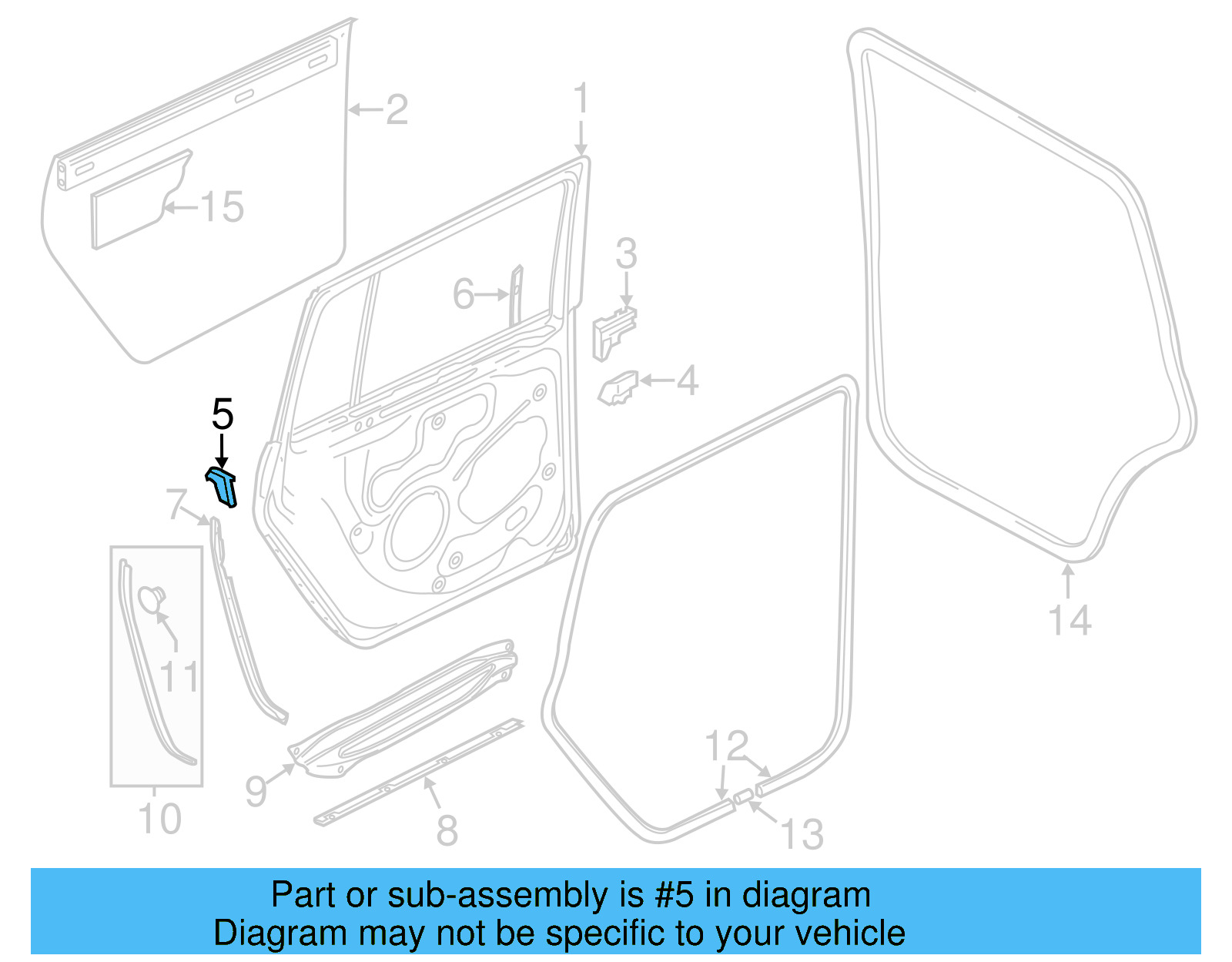 Exterior Panel Pad 1K0-868-759-D - View 8