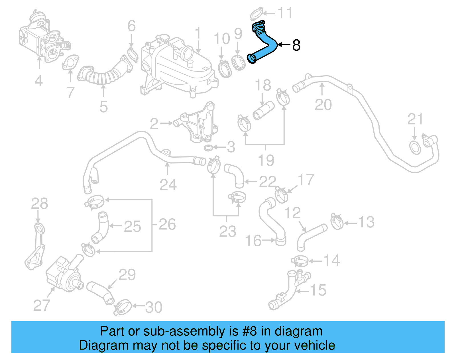 Connector Pipe 059-131-530-C - View 7