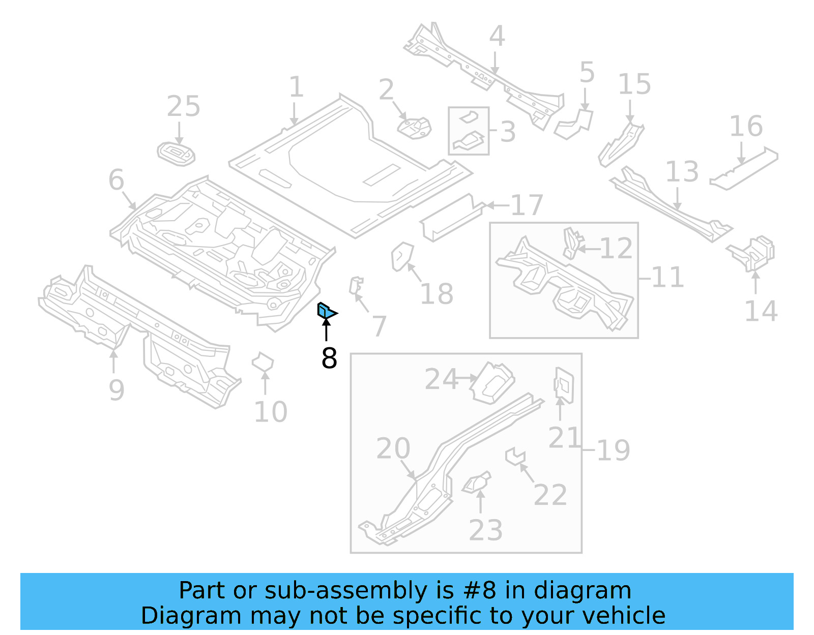Front Retainer 5Q0-803-781-A - View 7