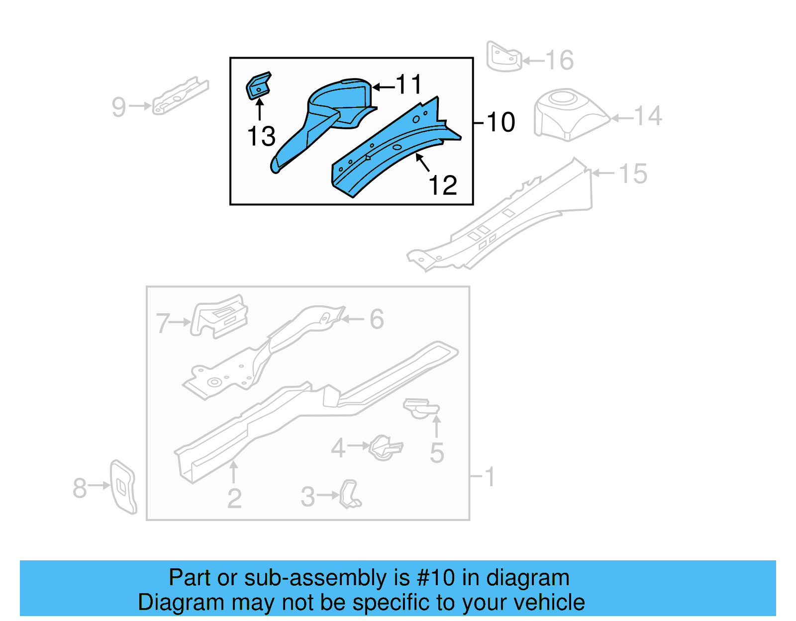Apron Assembly 5C6-805-116-A - View 2