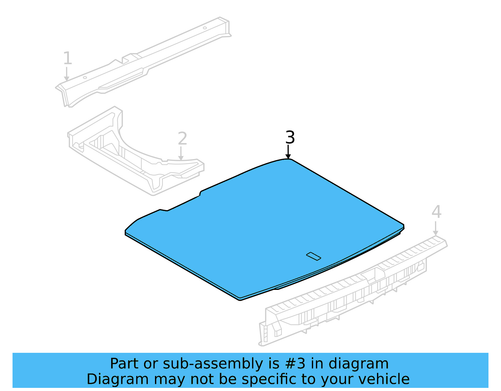 Floor Cover 2GJ-863-463-D-CA9 - View 4