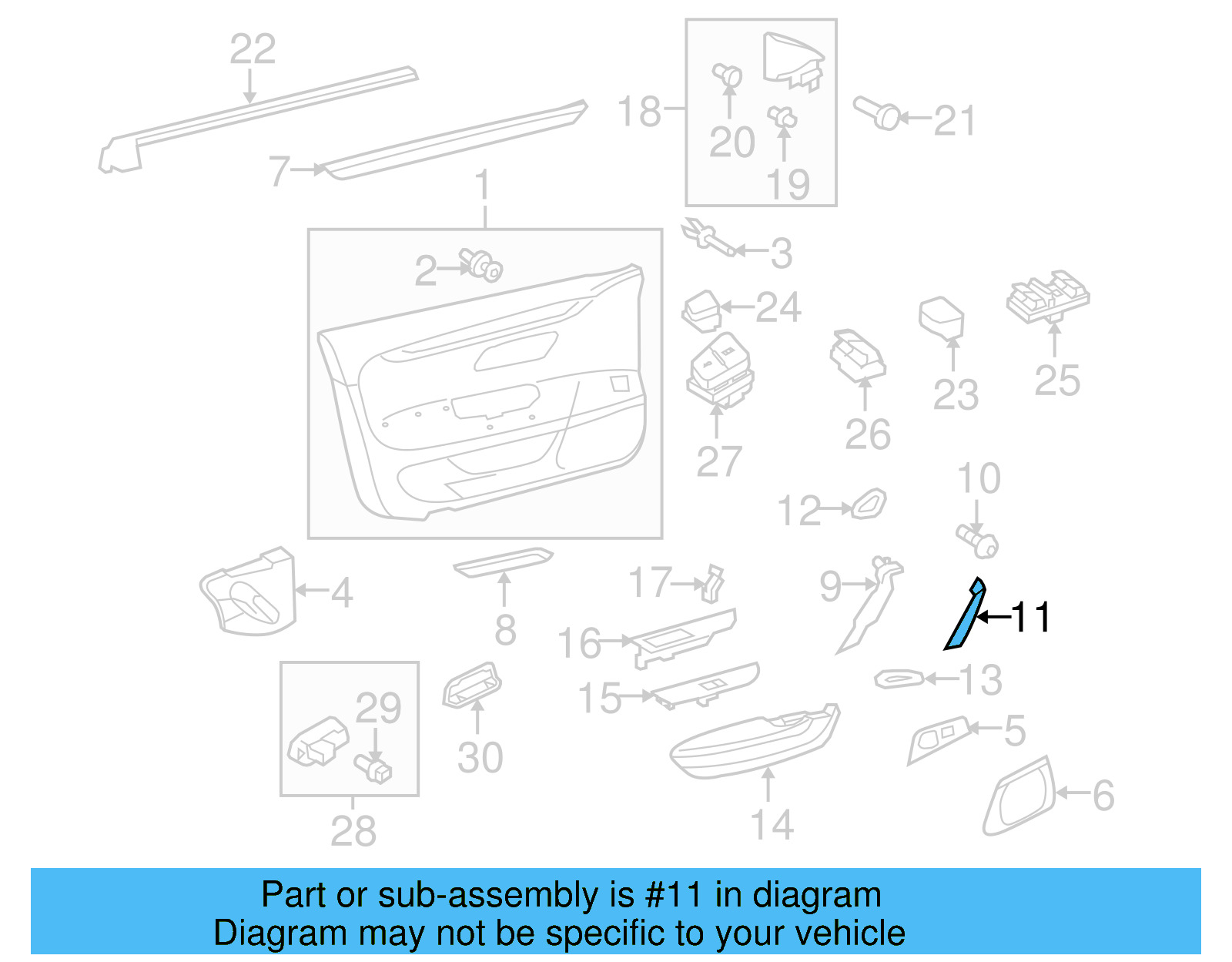 Handle Cover 3C8-867-171-A-1QB - View 6