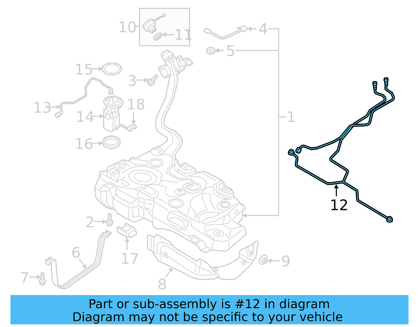 Breather Tube 5Q0-201-160-AL - View 8