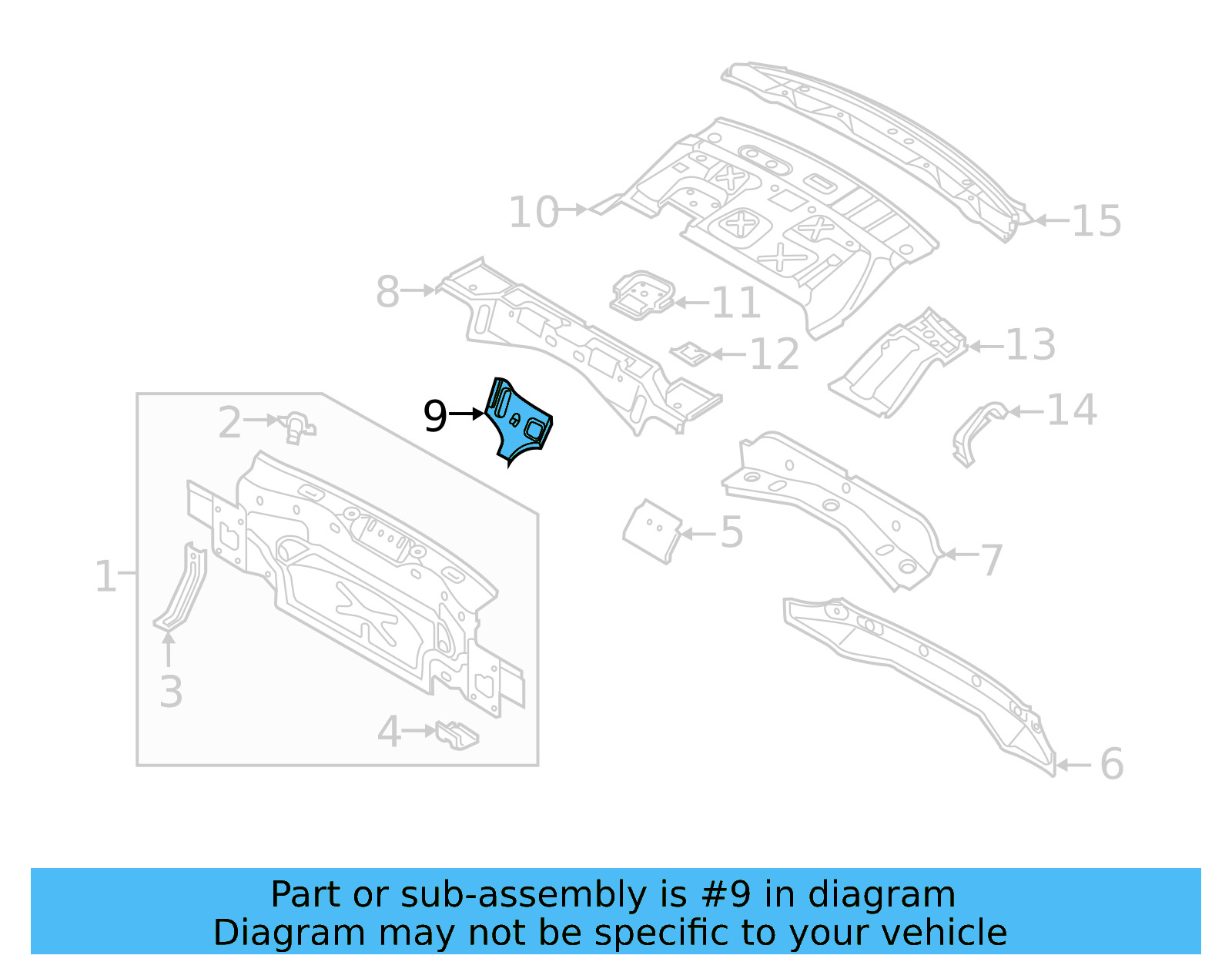 Front Panel Bracket 17A-813-577 - View 4