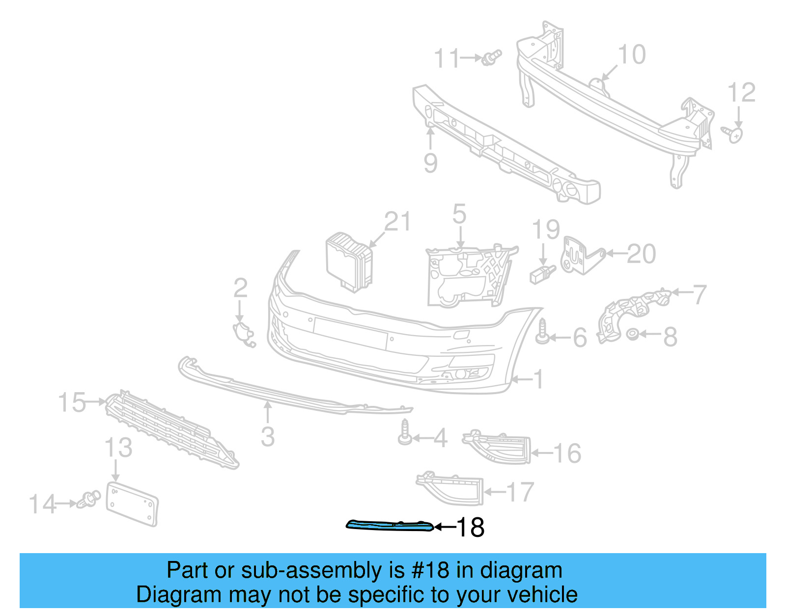 Chrome Strip 5GM-854-661-D-RYP - View 8