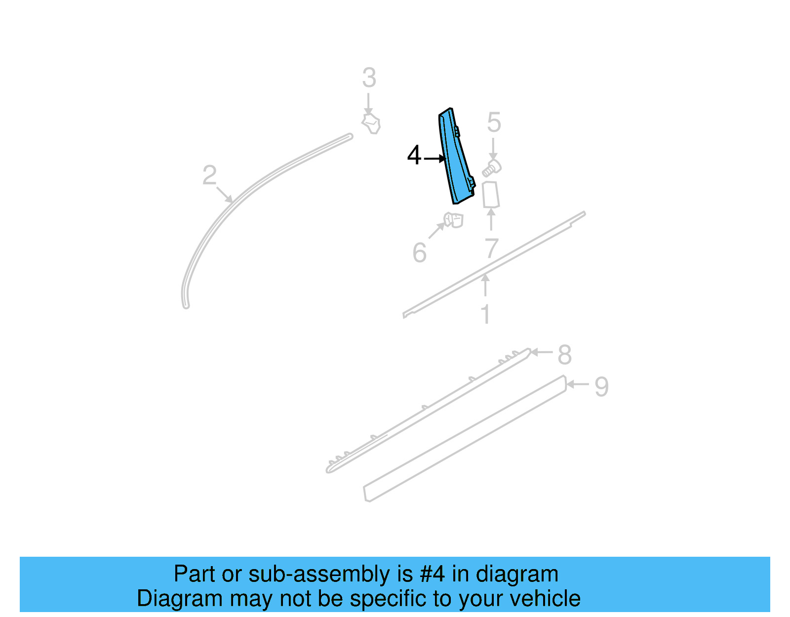 Applique 3C4-837-901-C-03C - View 9