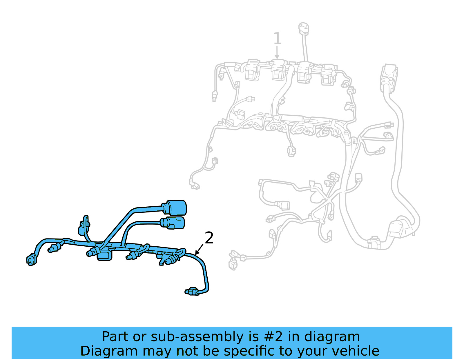 Engine Harness 06L-971-627-AB - View 4