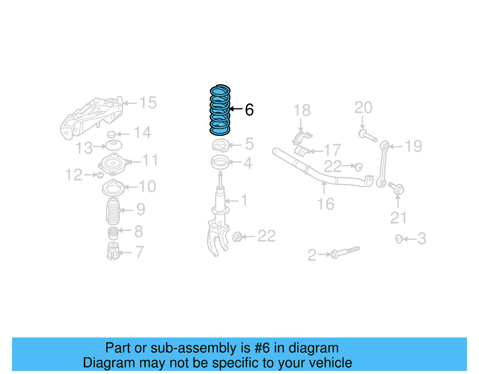 Coil Spring 7L6-411-105-T - View 6