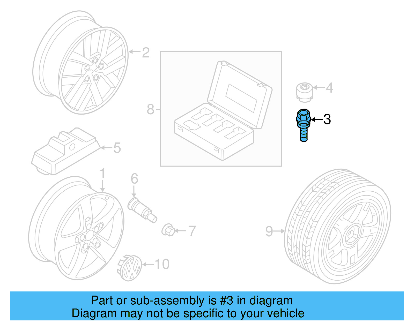 Wheel Bolt WHT-002-529 - View 31