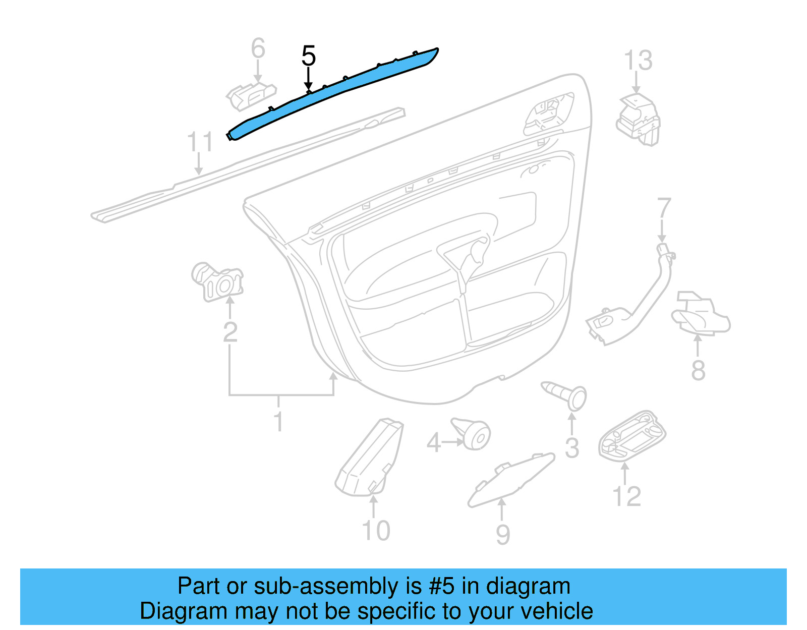 Trim Molding 5C6-867-450-A-LS1